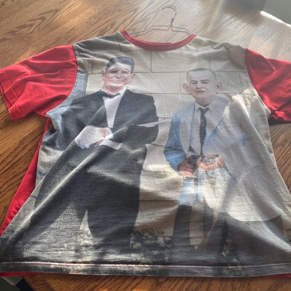 RARE FTP NIXON/RAEGAN T SHIRT RED